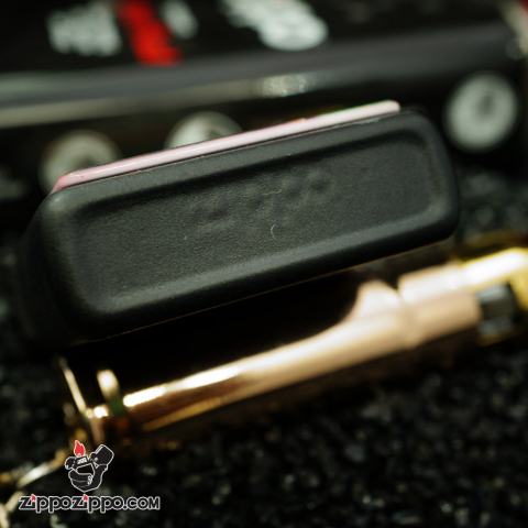Zippo Cổ Sơn Đen In Logo Camel Sản Xuất Năm 2000