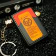 ZIPPO CỔ SƠN TĨNH ĐIỆN MÀU ĐEN ĐỎ SX NĂM 1996