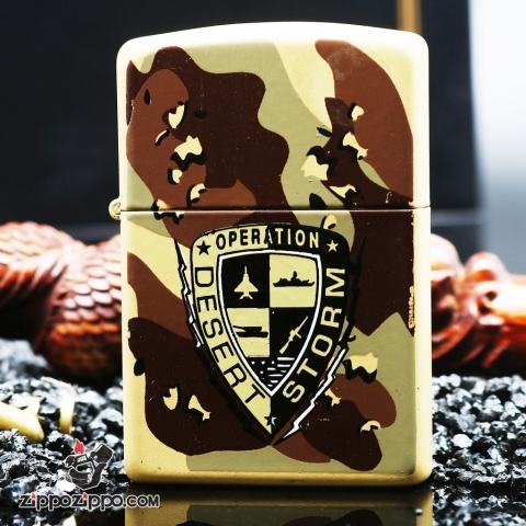 Zippo dàn ri logo storm 1994