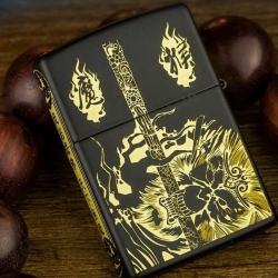 Zippo đen khắc đấu chiến thắng phât - Mã SP: ZPC1692