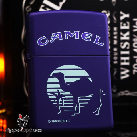 Zippo đời la mã sản xuất 1992 Camel