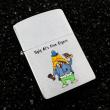 Zippo đời la mã sản xuất 1996 Ugly Al's Fine Cigars