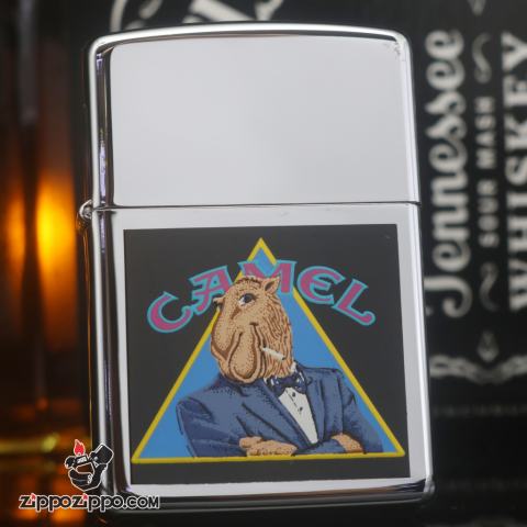 Zippo đời la mã sản xuất 1997 Camel