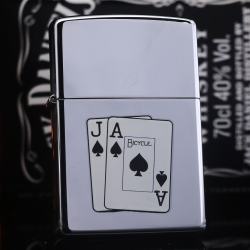 Zippo đời la mã sản xuất 1999 hình quân bài - Mã SP: ZPC2263-14