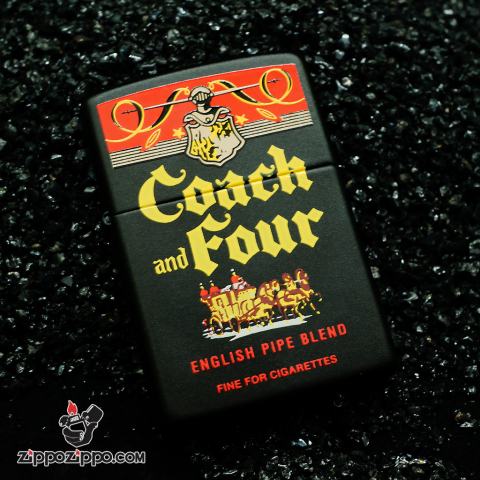 Zippo đời la mã sản xuất 2000 Coach & Four