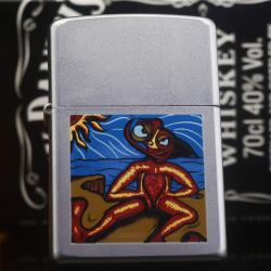 Zippo đời la mã sản xuất 2000 màu bạc in hình - Mã SP: ZPC2271-24