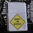 Zippo đời la mã sản xuất năm 1998 BABY I'M BORED