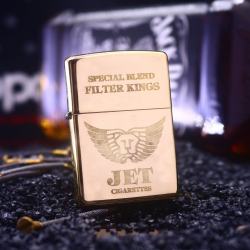 zippo đồng khắc bao  jet 254B - Mã SP: zpc2024
