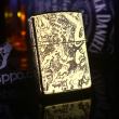 Zippo Đồng Nguyên Khối Khắc Hình Cô Gái Và Quỷ Dữ Amor