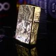 Zippo Đồng Nguyên Khối Khắc Hình Cô Gái Và Quỷ Dữ Amor