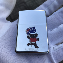 Zippo hình gấu AUSTRALIA sản xuất năm 2000 (cái) - Mã SP: ZPC3236 