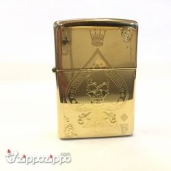 Zippo khắc hình át bích vỏ đồng sang trọng - Mã SP: ZPC1665