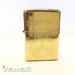 zippo khắc logo mercedes vỏ đồng - Mã SP: ZPC1664
