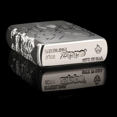 Zippo Kỷ Niệm 90 Năm Thành Lập Của Hãng Vỏ Bạc Nguyên Khối