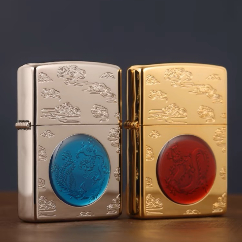 Zippo kỷ niệm Năm con Rồng với phiên bản giới hạn 2024 (Gold Plate)