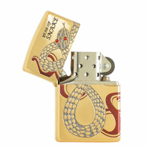 Zippo kỷ niệm Rắn số 8 năm 2025 phiên bản giới hạn 1000 chiếc thị trường Châu Á