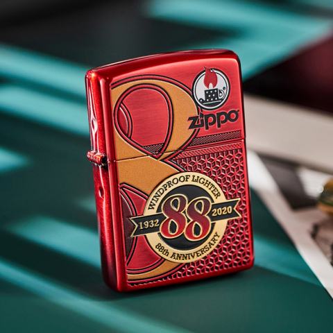 Zippo Mạ Vàng Bản Kỷ Niệm 88 Năm Ra Đời của Bật Lửa Zippo