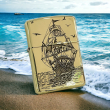 ZIPPO THUYỀN BUÔM MẶT TRƯỚC MẶT SAU HÌNH MỎ NEO BẢN AMOR