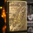 Zippo thuyền ngoài khơi khắc xung quanh