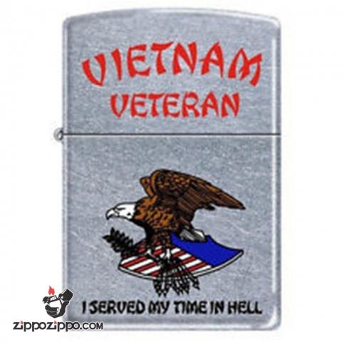 zippo nhám trắng hình chim đại bàng vietnam